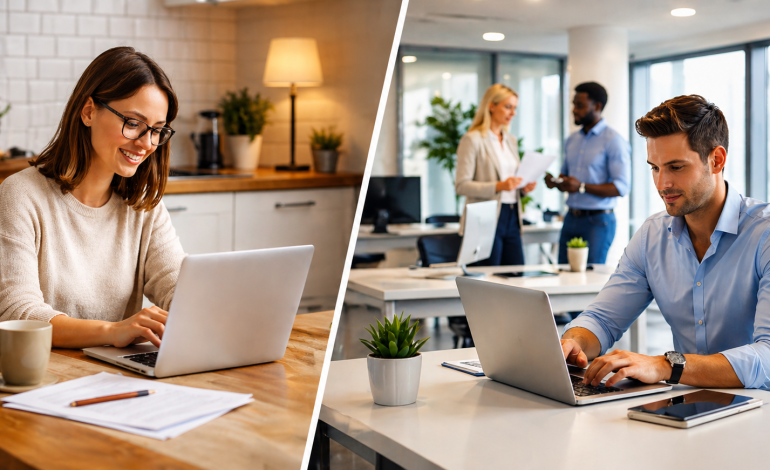 Working from Home vs Office