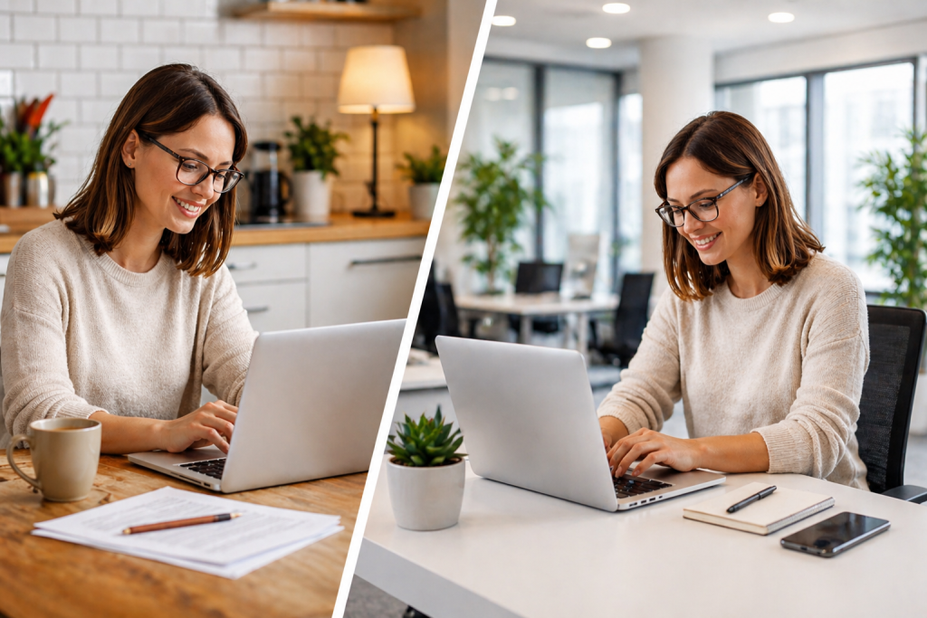 work-life balance from home and office
