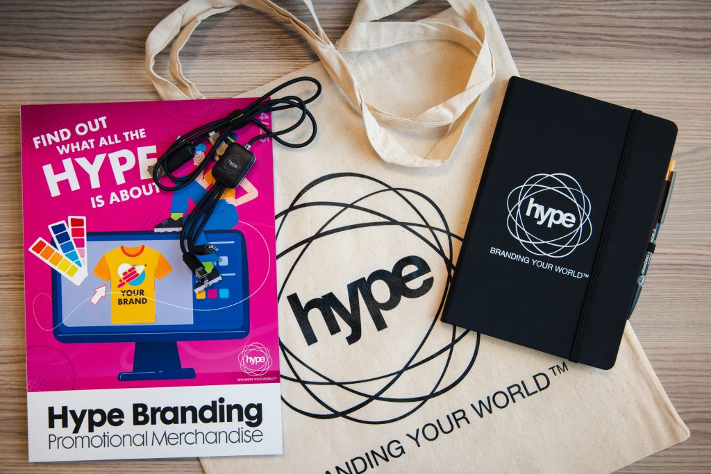Hype Branding corporate gifts and promotional merchandise designed to help businesses strengthen client relationships and stay front of mind.