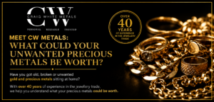 CW Metals - over 40 years of experience in the jewellery trade.