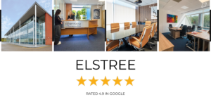 Modern serviced office space at The Brentano Suite Elstree in Borehamwood, Hertfordshire.