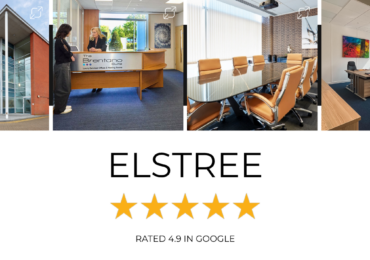 Modern serviced office space at The Brentano Suite Elstree in Borehamwood, Hertfordshire.