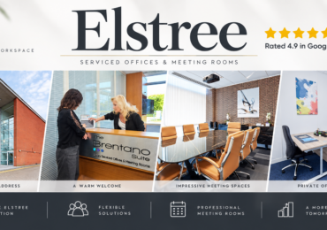 Modern serviced office space at The Brentano Suite Elstree in Borehamwood, Hertfordshire.